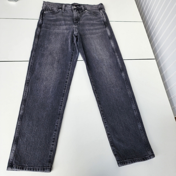 Banana Republic Black Medium Wash Women's Slouch Jeans Sz. 27 /4 - Picture 1 of 10